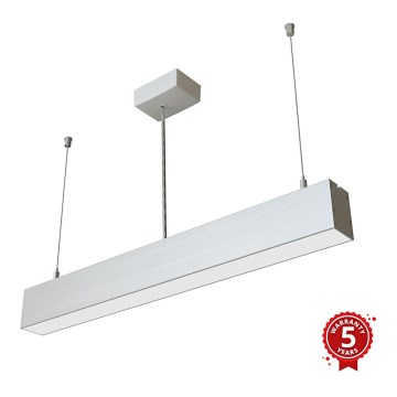 APLED - LED Riippuvalaisin LOOK LED/23W/230V 4000K 60 cm hopea