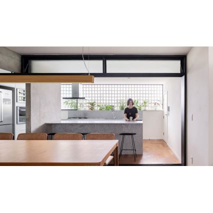 APLED - LED Riippuvalaisin LOOK LED/36W/230V 4000K 120 cm tammi