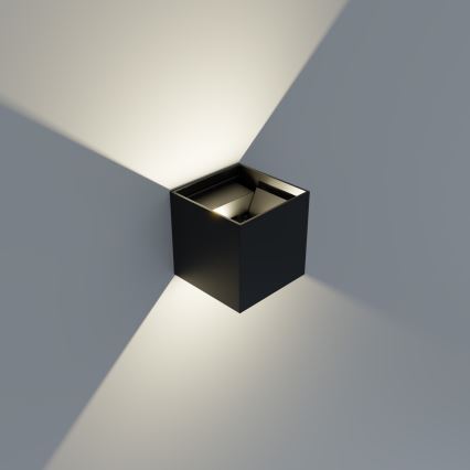 APLED - LED-ulkoseinävalaisin CUBE 2xLED/3W/230V IP65