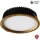 APLED - LED upotettava valo RONDO WOODLINE LED/18W/230V 3000K halkaisija 26 cm tammi massiivipuu