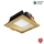 APLED - LED upotettava valo SQUARE WOODLINE LED/3W/230V 3000K 9x9 cm tuhka massiivipuu