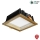 APLED - LED upotettava valo SQUARE WOODLINE LED/6W/230V 3000K 12x12 cm tuhka massiivipuu