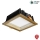 APLED - LED upotettava valo SQUARE WOODLINE LED/6W/230V 4000K 12x12 cm tuhka massiivipuu