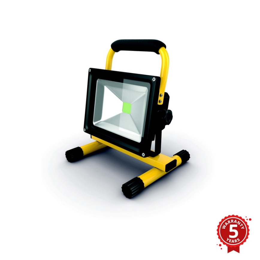 APLED - LED-valonheitin AKU LED/20W/230V IP65 6000K 2200 mAh