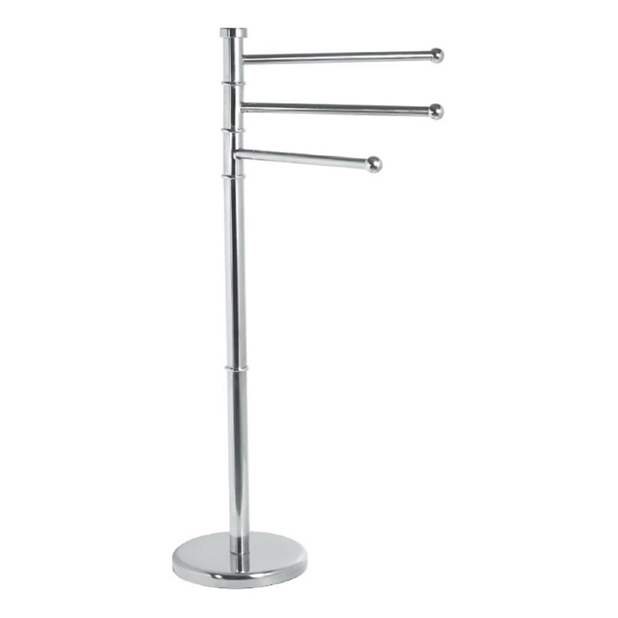 Aqualine - Jalusta pyyheripustimella SAMBA 85,5 cm ruostumaton/kiiltävä kromi