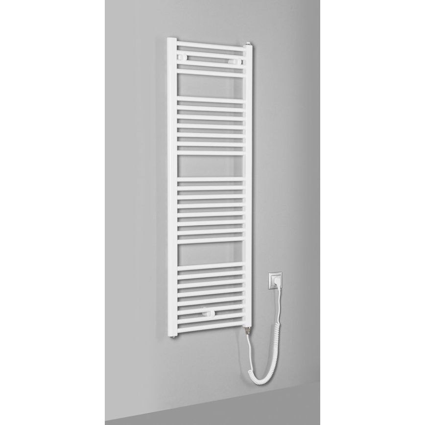 Aqualine - Kylpyhuoneen sähkö jäähdytin DIRECT-E 400W/230V 132 cm valkoinen suora
