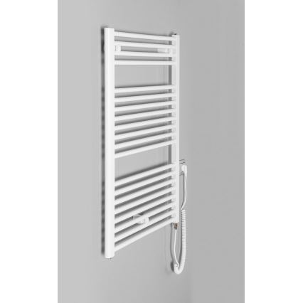 Aqualine - Kylpyhuoneen sähkö jäähdytin DIRECT-E 400W/230V 96 cm valkoinen suora