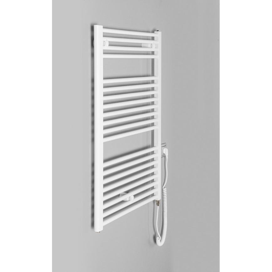 Aqualine - Kylpyhuoneen sähkö jäähdytin DIRECT-E 400W/230V 96 cm valkoinen suora