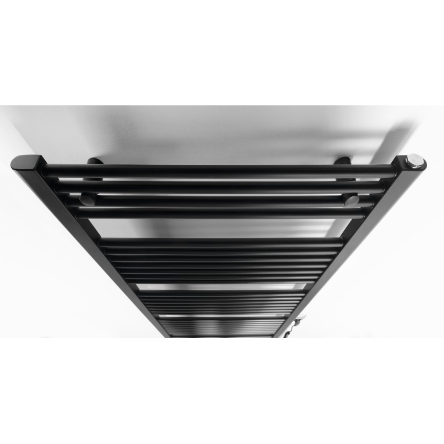 Aqualine - Kylpyhuoneen sähkö jäähdytin DIRECT-E 800W/230V 168 cm matta musta suora