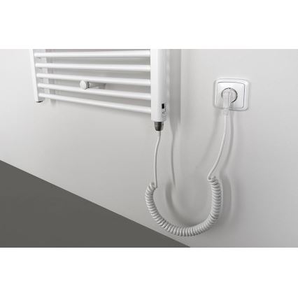 Aqualine - Kylpyhuoneen sähkö jäähdytin DIRECT-E 800W/230V 168 cm valkoinen suora