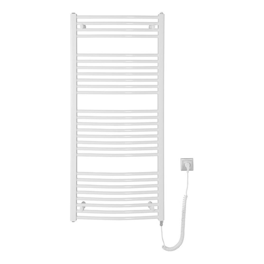 Aqualine - Kylpyhuoneen sähkö jäähdytin ORBIT-E 600W/230V 132 cm valkoinen pyöreä