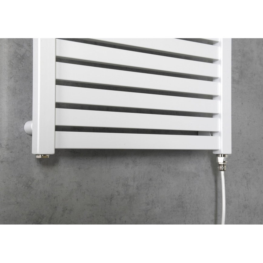 Aqualine - Kylpyhuoneen sähkö jäähdytin TONDI-E 300W/230V 97 cm valkoinen suora