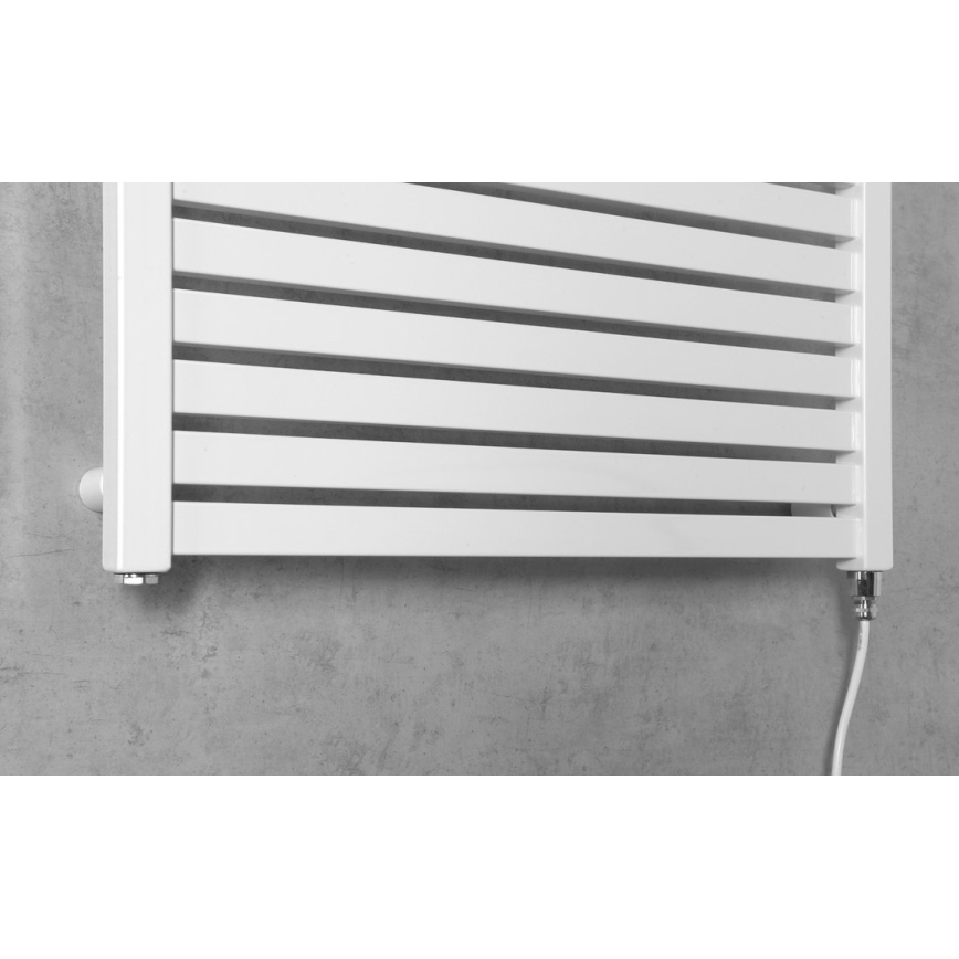 Aqualine - Kylpyhuoneen sähkö jäähdytin TONDI-E 400W/230V 97 cm valkoinen suora