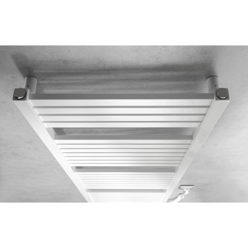 Aqualine - Kylpyhuoneen sähkö jäähdytin TONDI-E 500W/230V 133 cm valkoinen suora