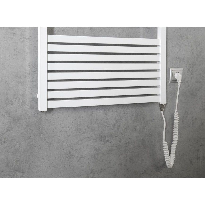 Aqualine - Kylpyhuoneen sähkö jäähdytin TONDI-E 800W/230V 169 cm valkoinen suora