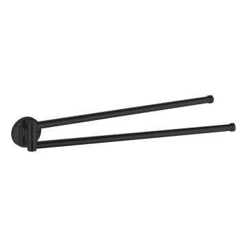 Aqualine - Rotating seinä pyyhe pidin SAMBA 47 cm musta