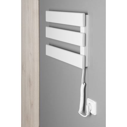 Aqualine - Sähköinen pyyhekuivain ELVIS 50W/230V 34,2 cm valkoinen oikea