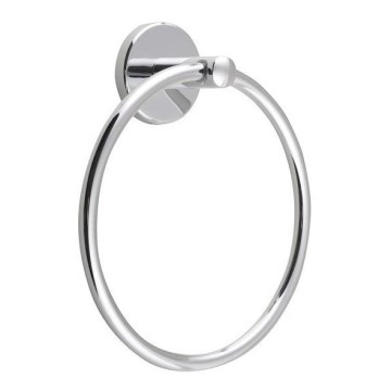 Aqualine - Seinäpyyhepidike SAMBA halkaisija 15,5 cm kiiltävä kromi