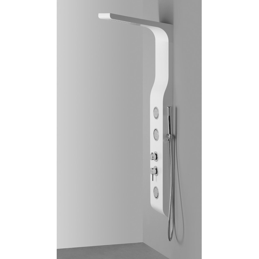 Aqualine - Suihkupaneeli YUKI mattavalkoinen