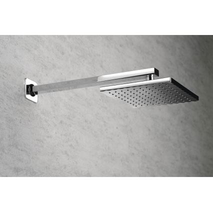 Aqualine - Suihkuvarsi kulmikas 40,4 cm kiiltävä kromi