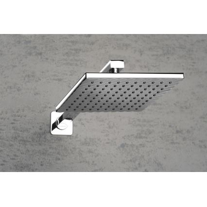 Aqualine - Suihkuvarsi kulmikas 40,4 cm kiiltävä kromi