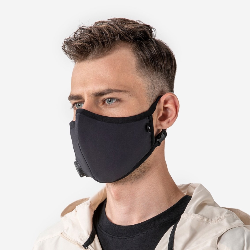ÄR antiviraalinen hengityssuojain - pieni logo S - ViralOff® 99% - tehokkaampi kuin FFP2