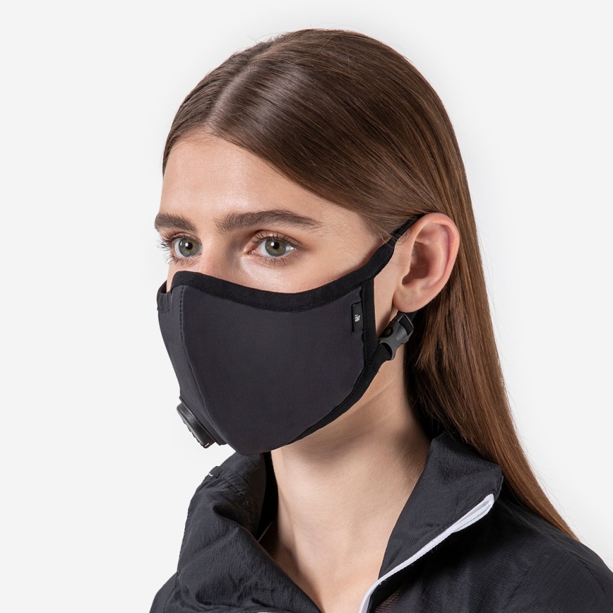 ÄR antiviraalinen hengityssuojain - pieni logo S - ViralOff® 99% - tehokkaampi kuin FFP2