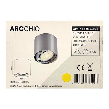 Arcchio - LED-kohdevalaisin ROSALIE 1xGU10/ES111/11,5W/230V
