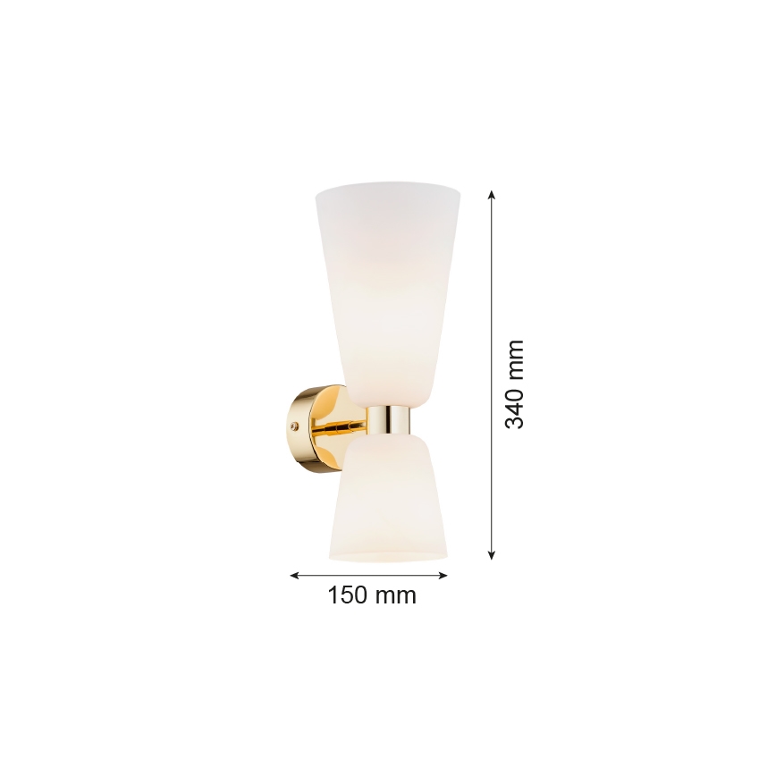 Argon 1034 - Seinävalo RENO 2xE14/7W/230V