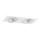 Argon 1046 - Upotettava valo OLIMP 2xGU10-AR111/12W/230V valkoinen