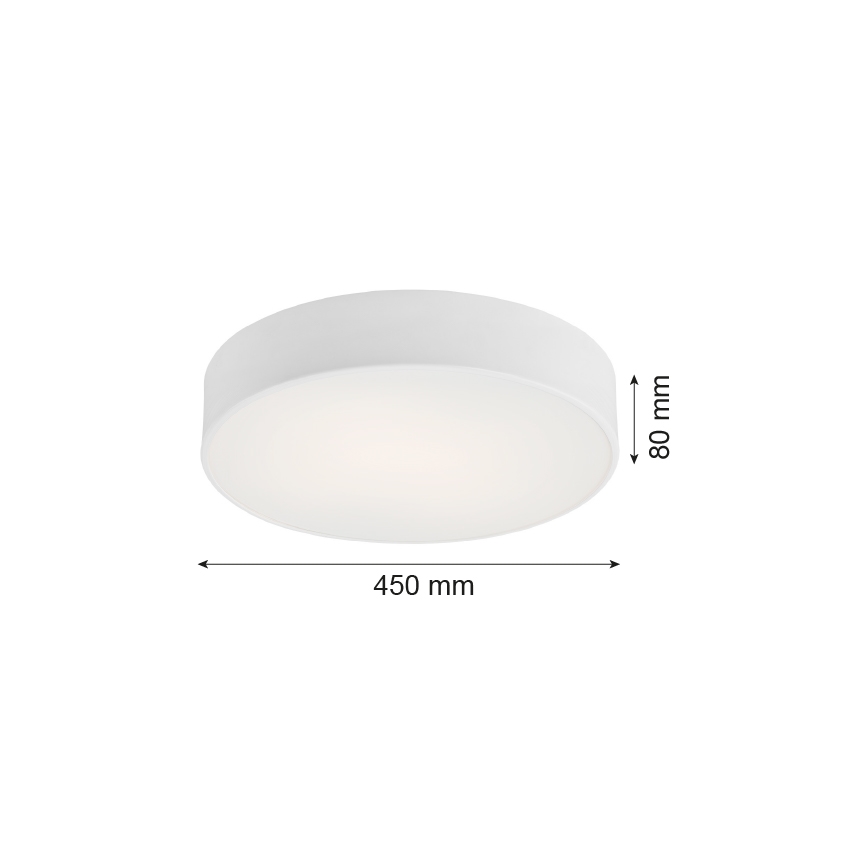Argon 1188 - Kattovalo DARLING 3xE27/15W/230V d. 45 cm valkoinen