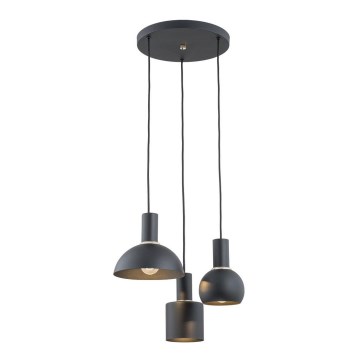 Argon 1472 - Kattokruunu johdossa SINES 3xE27/15W/230V musta