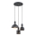 Argon 1472 - Kattokruunu johdossa SINES 3xE27/15W/230V musta