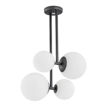 Argon 1645 - Kattokruunu tangossa ASPEN 4xE27/15W/230V antrasiitti