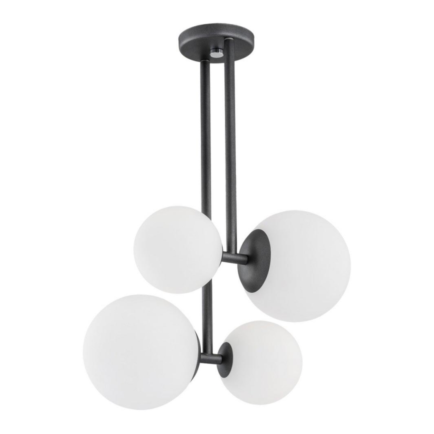 Argon 1645 - Kattokruunu tangossa ASPEN 4xE27/15W/230V antrasiitti