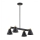 Argon 1774 - Kattovalaisin AVALONE 4xE27/15W/230V musta/kulta