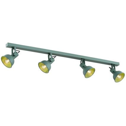 Argon 1819 - Kohdevalo LENORA 4xE14/7W/230V vihreä