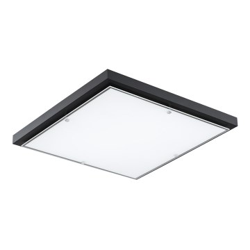 Argon 1826 - Kattovalo CARLSON 4xE27/15W/230V 60x60 cm musta