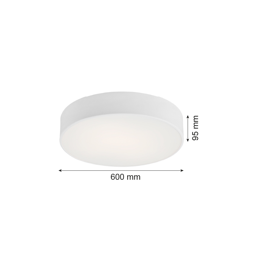 Argon 2082 - Kattovalo DARLING 5xE27/15W/230V d. 60 cm valkoinen