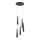 Argon 2103 - Kattovalaisin HOLLYWOOD 5xE14/7W/230V musta