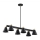 Argon 2552 - Kattovalaisin AVALONE 6xE27/15W/230V musta/kulta