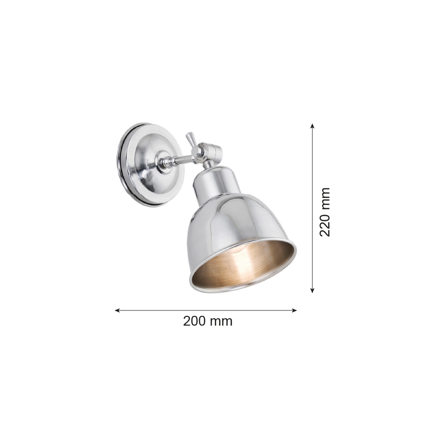 Argon 3172 - Seinävalaisin EUFRAT 1xE27/60W/230V