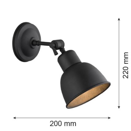 Argon 3185 - Seinävalaisin EUFRAT 1xE27/60W/230V