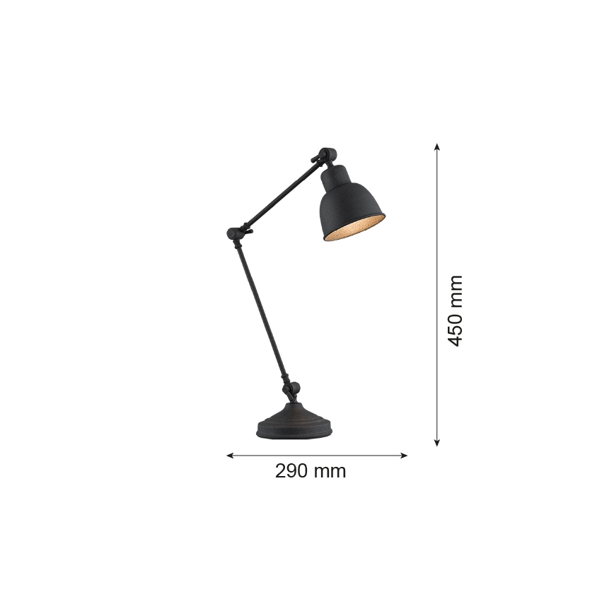 Argon 3197 - Pöytävalaisin EUFRAT 1xE27/15W/230V