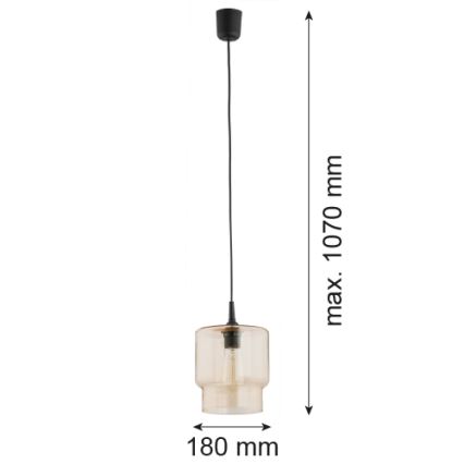 Argon 3273 - Kattokruunu johdossa NEWA 1xE27/15W/230V beige