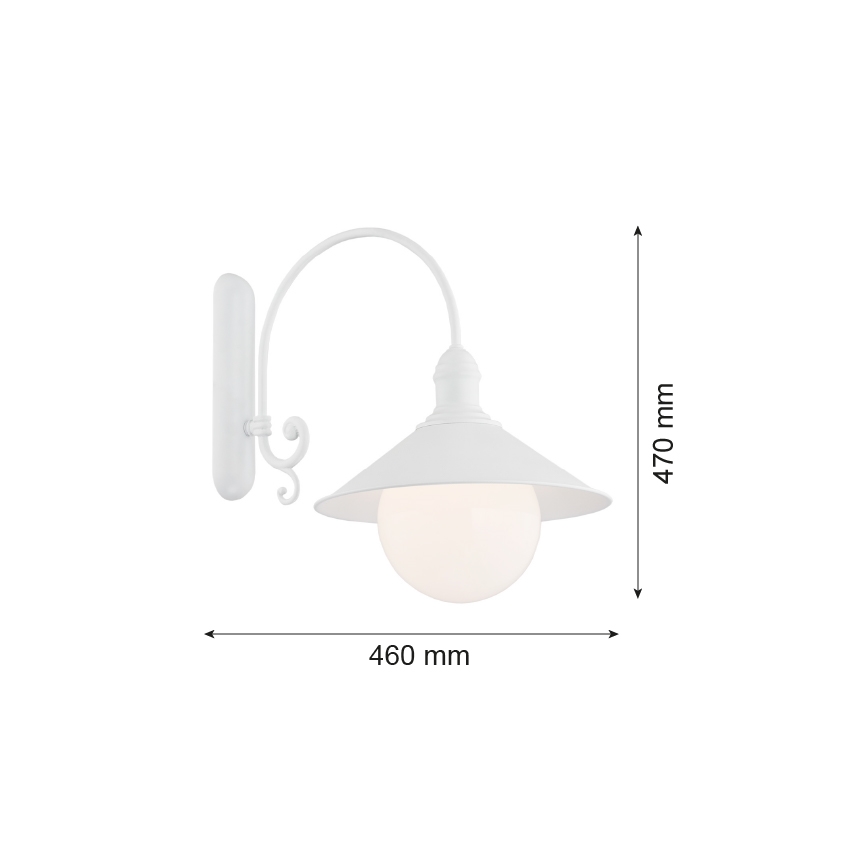 Argon 3297 - Seinävalaisin ERBA BIS 1xE27/60W/230V