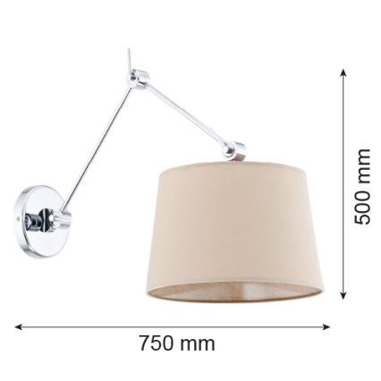 Argon 3546 - Seinävalaisin ZAKYNTOS 1xE27/60W