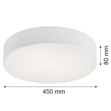 Argon 3568  - LED Kattovalo DARLING LED/35W/230V d. 45 cm valkoinen