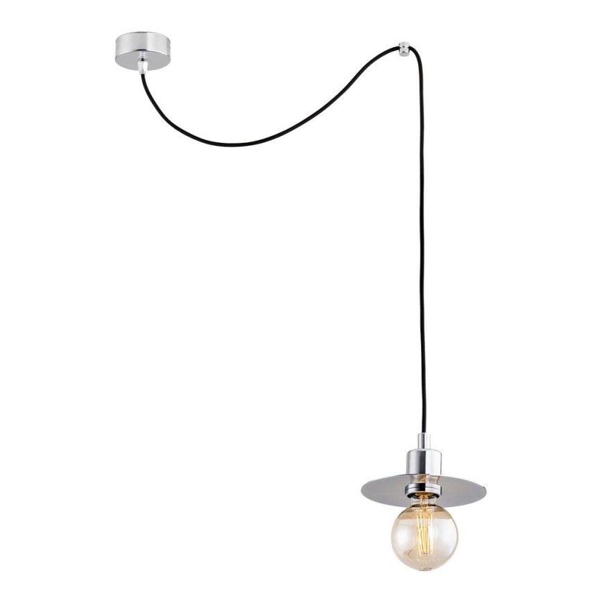 Argon 3836 - Kattokruunu johdossa CORSO 1xE27/15W/230V kiiltävä kromi