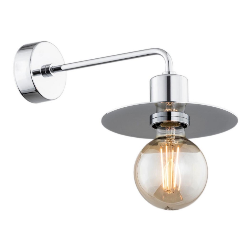 Argon 3880 - Seinävalaisin CORSO 1xE27/15W/230V kiiltävä kromi